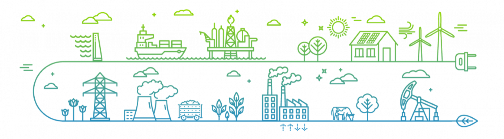 Energy modelling graphic