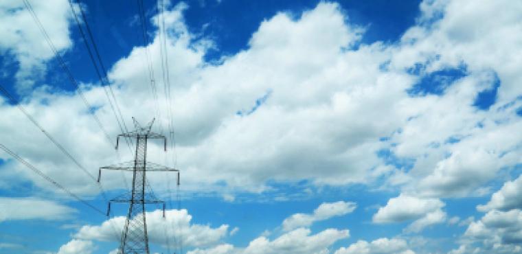 pylons and sky